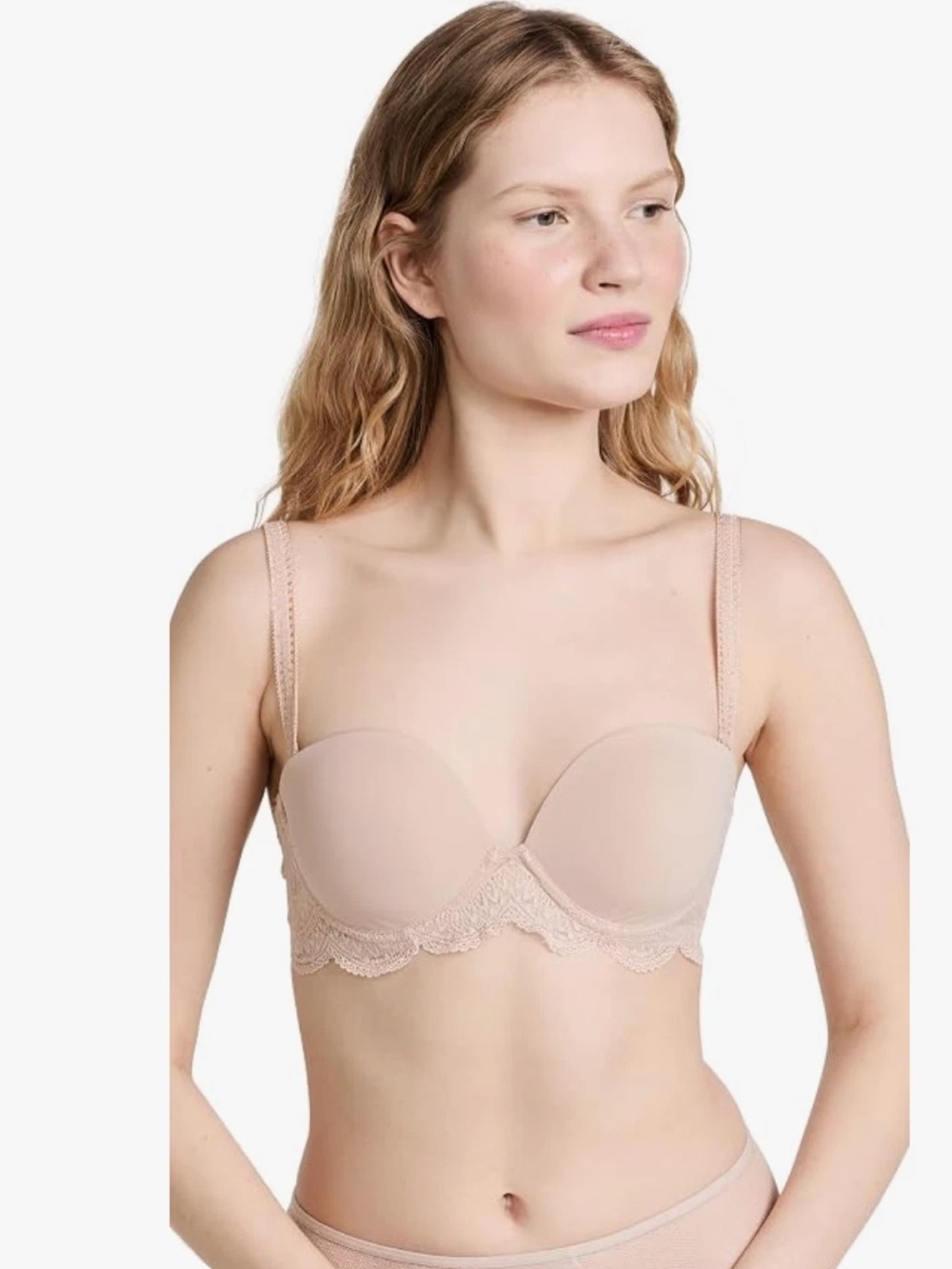 Simone Perele Karma Strapless bra 32D Peau Rose